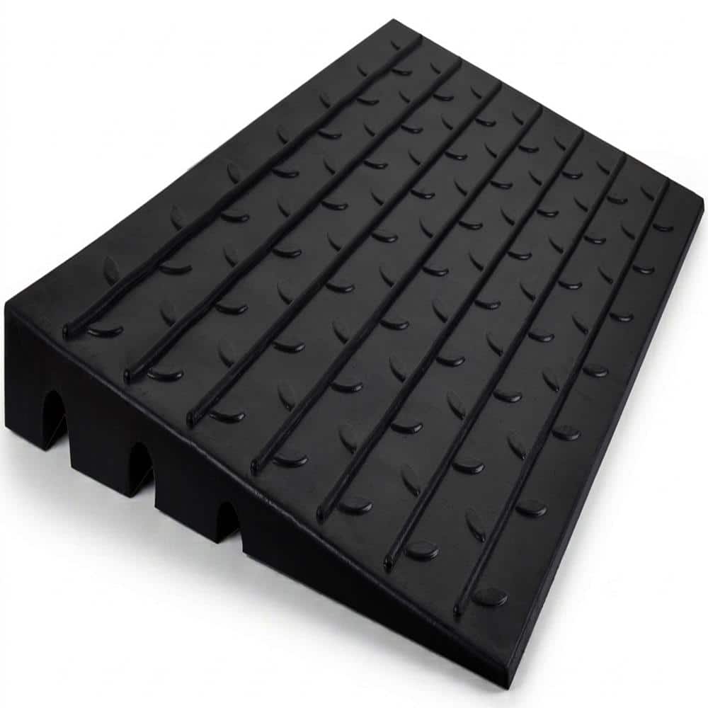 "Pyle - 3"" Rubber Threshold Ramp, 2200 lb Capacity, Non-Slip Portable Ramp for Doorways & Scooters - Black" price history on PriceWatchPro