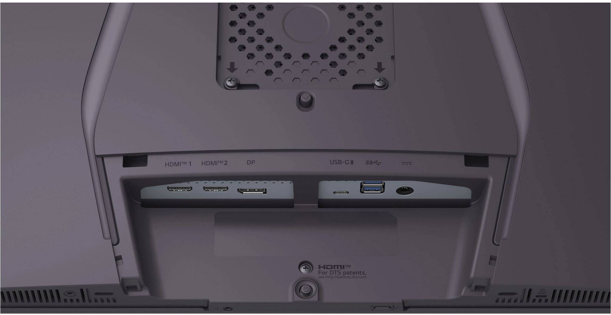 HDMI™ 1  
HDMI™ 2  
DP  
USB-C  
SSG  

HDMI™ For DTS patents, see http://patents.dts.com.