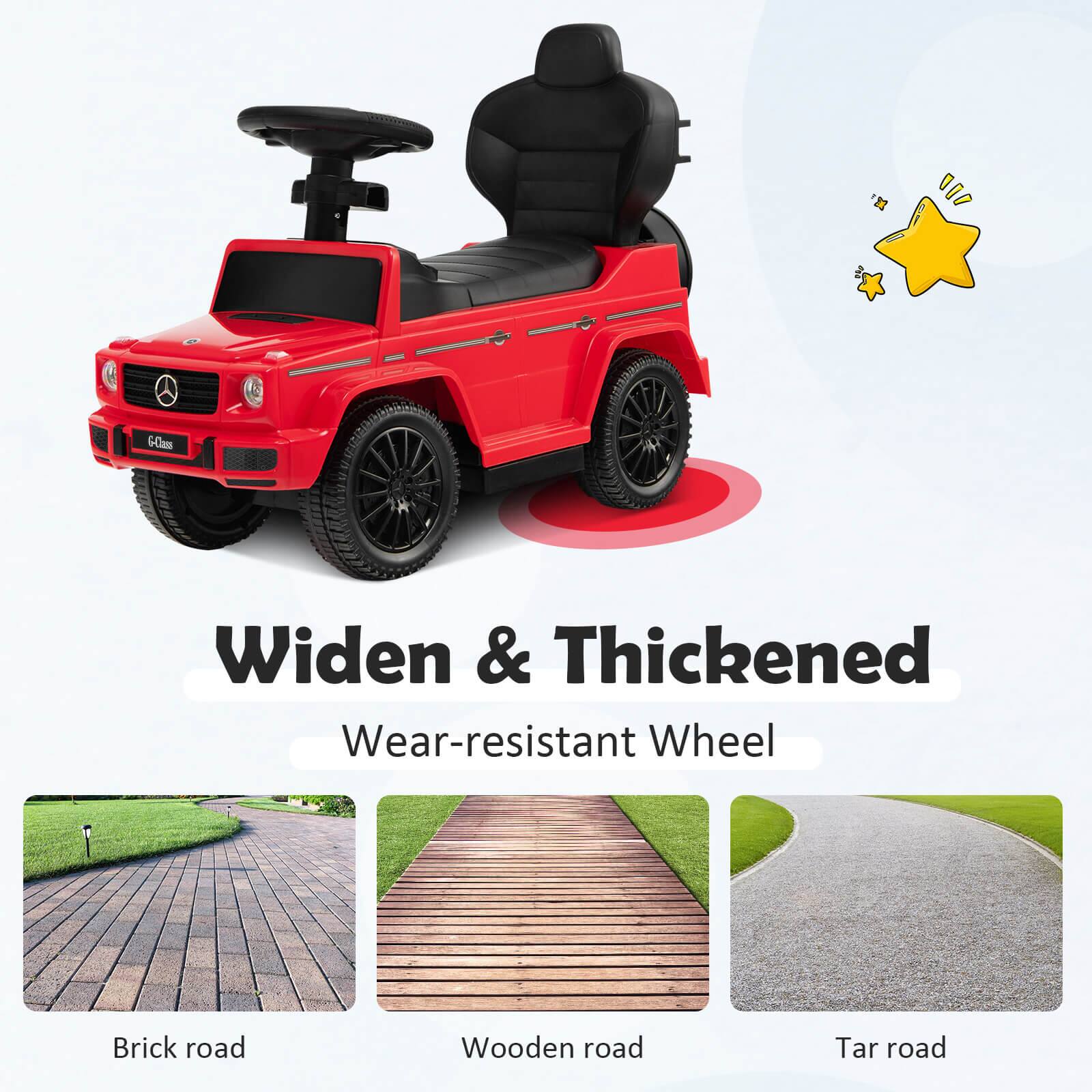Widen & Thickened  
Wear-resistant Wheel  

Brick road  
Wooden road  
Tar road
