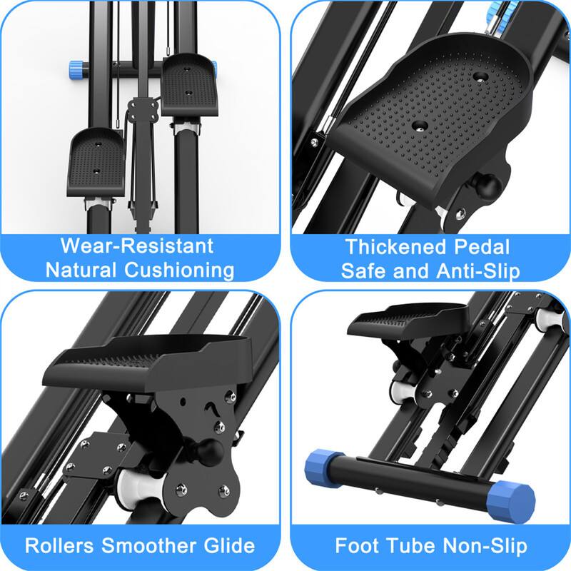 - Wear-Resistant Natural Cushioning
- Thickened Pedal Safe and Anti-Slip
- Rollers Smoother Glide
- Foot Tube Non-Slip