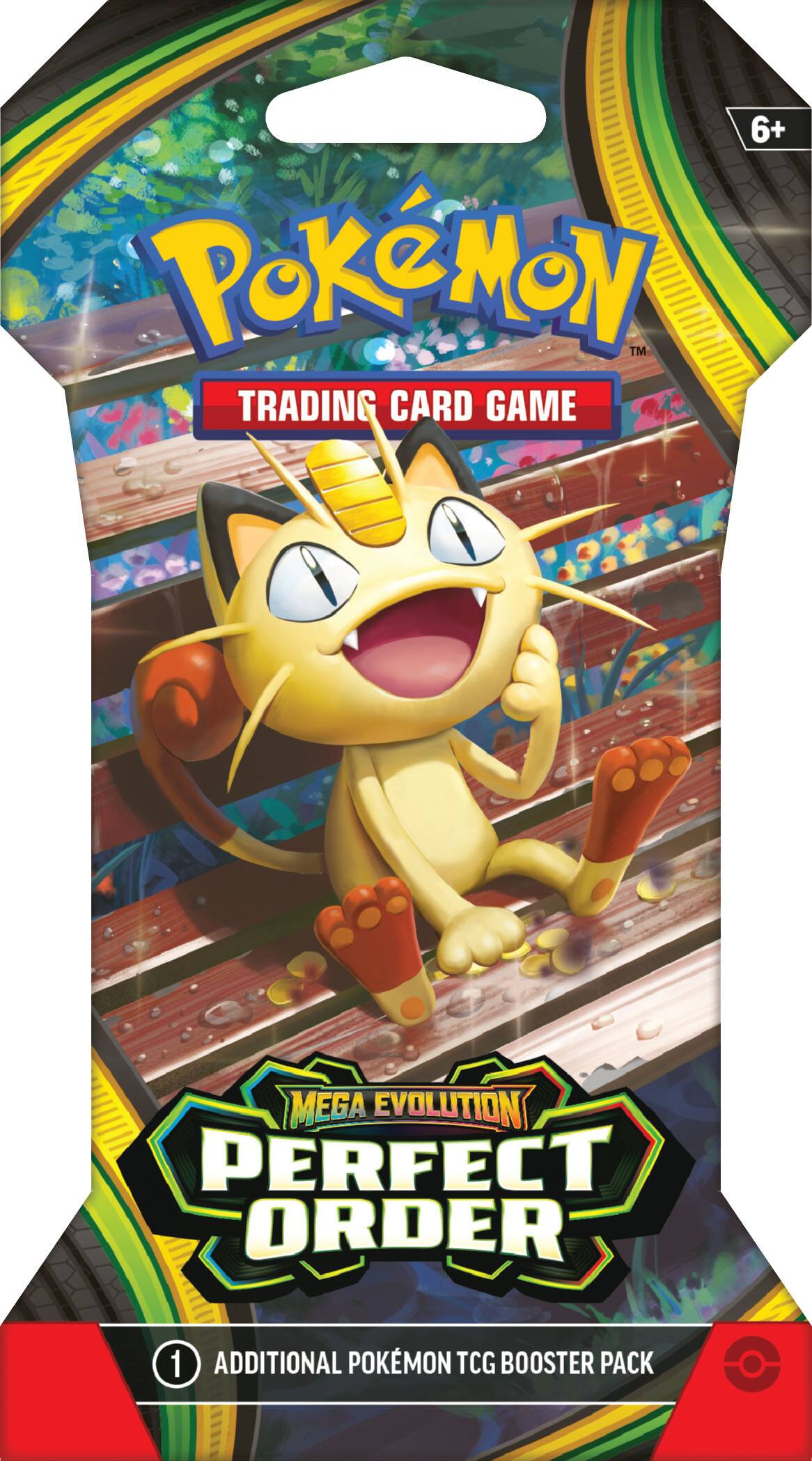 Pokémon Trading Card Game  
Mega Evolution  
Perfect Order  
1 Additional Pokémon TCG Booster Pack
