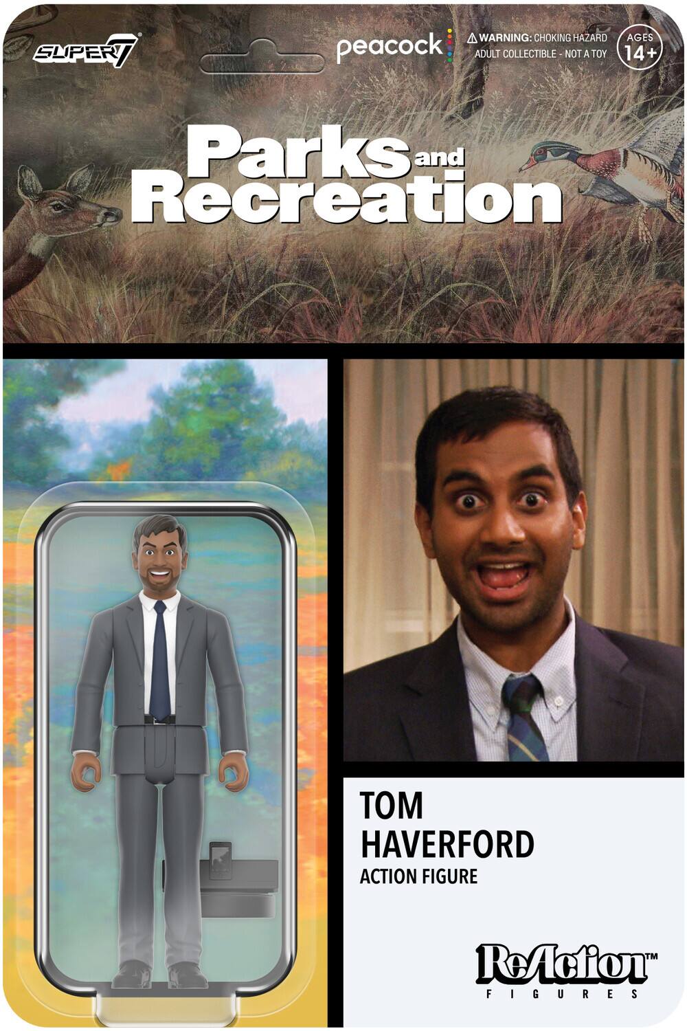Super7 - Parks And Recreation - ReAction Wv4 - Tom Haverford - Collectibles