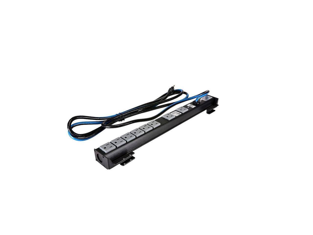 Alt View 3. Middle Atlantic - Middle Atlantic Products PD-815SC 8-Outlets Power Strip - Black.