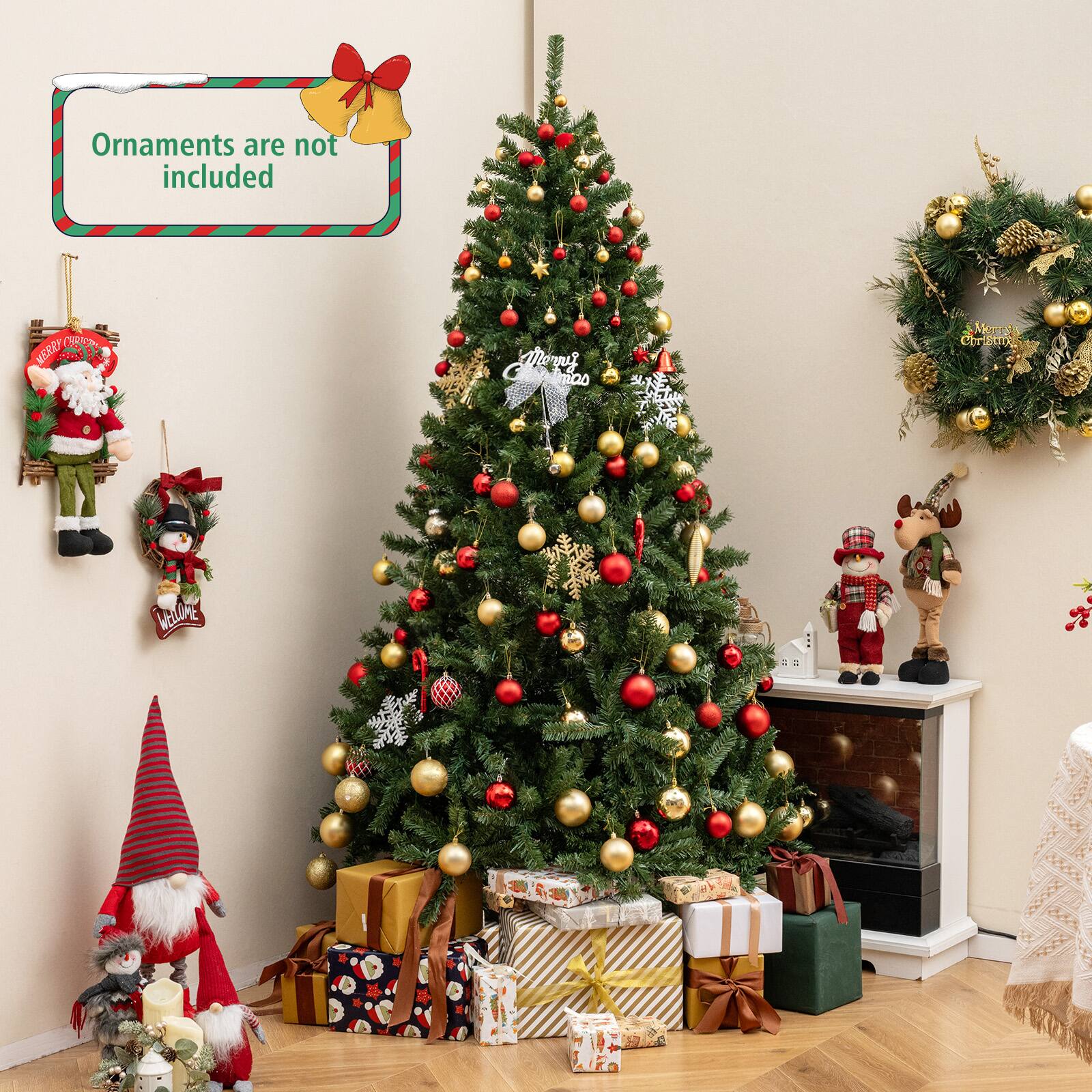 Ornaments are not included

Merry Christmas
Welcome