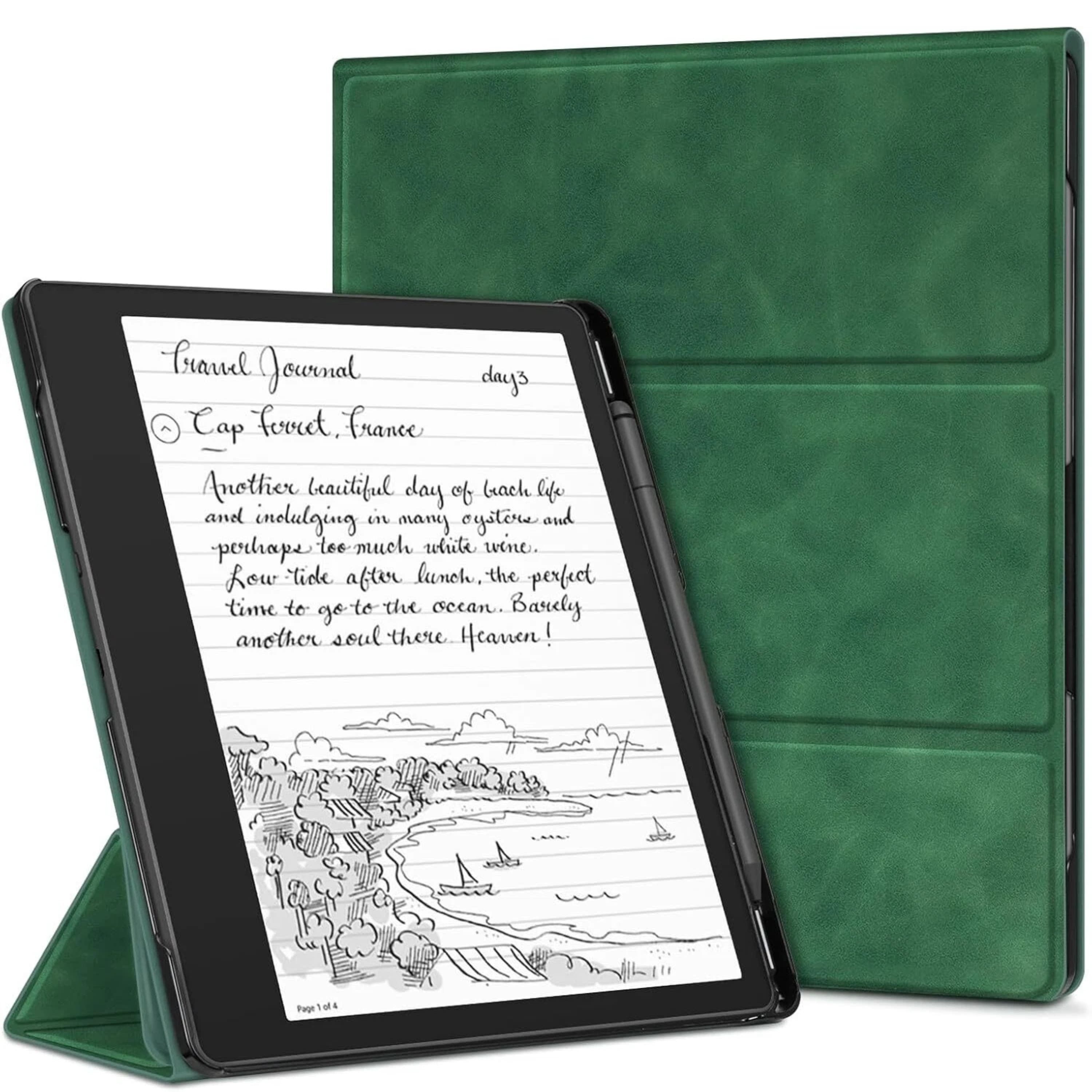Amazon Kindle Scribe Folio Cover with Magnetic Attach Plant Based