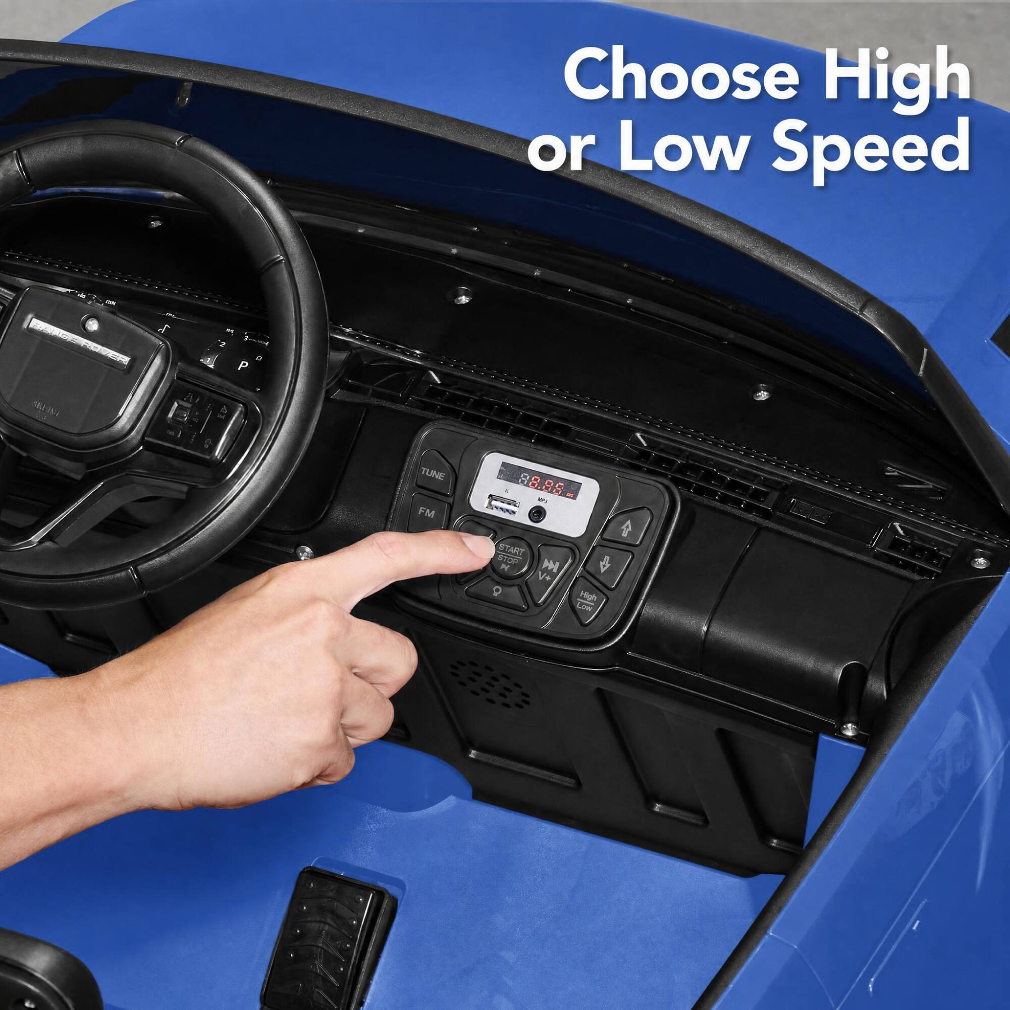 Choose High or Low Speed

P NE: A I TUNE FM 88.85

START

N V+ 9 High