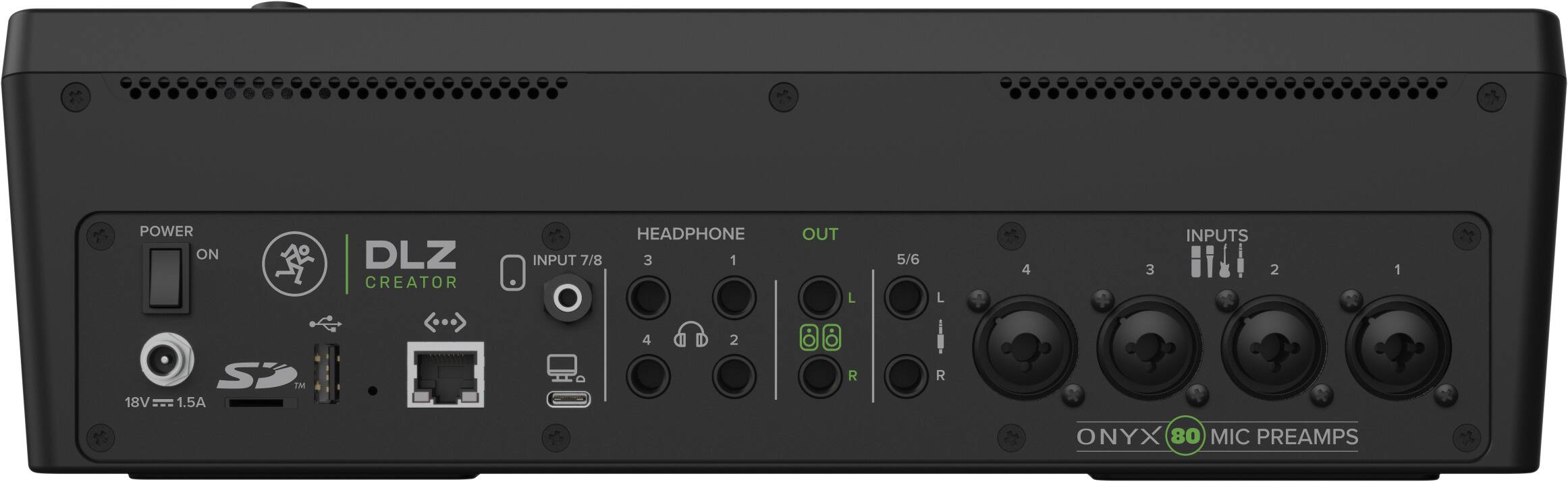 Alt View 14. Mackie - DLZ Creator Digital Mixer - Black.