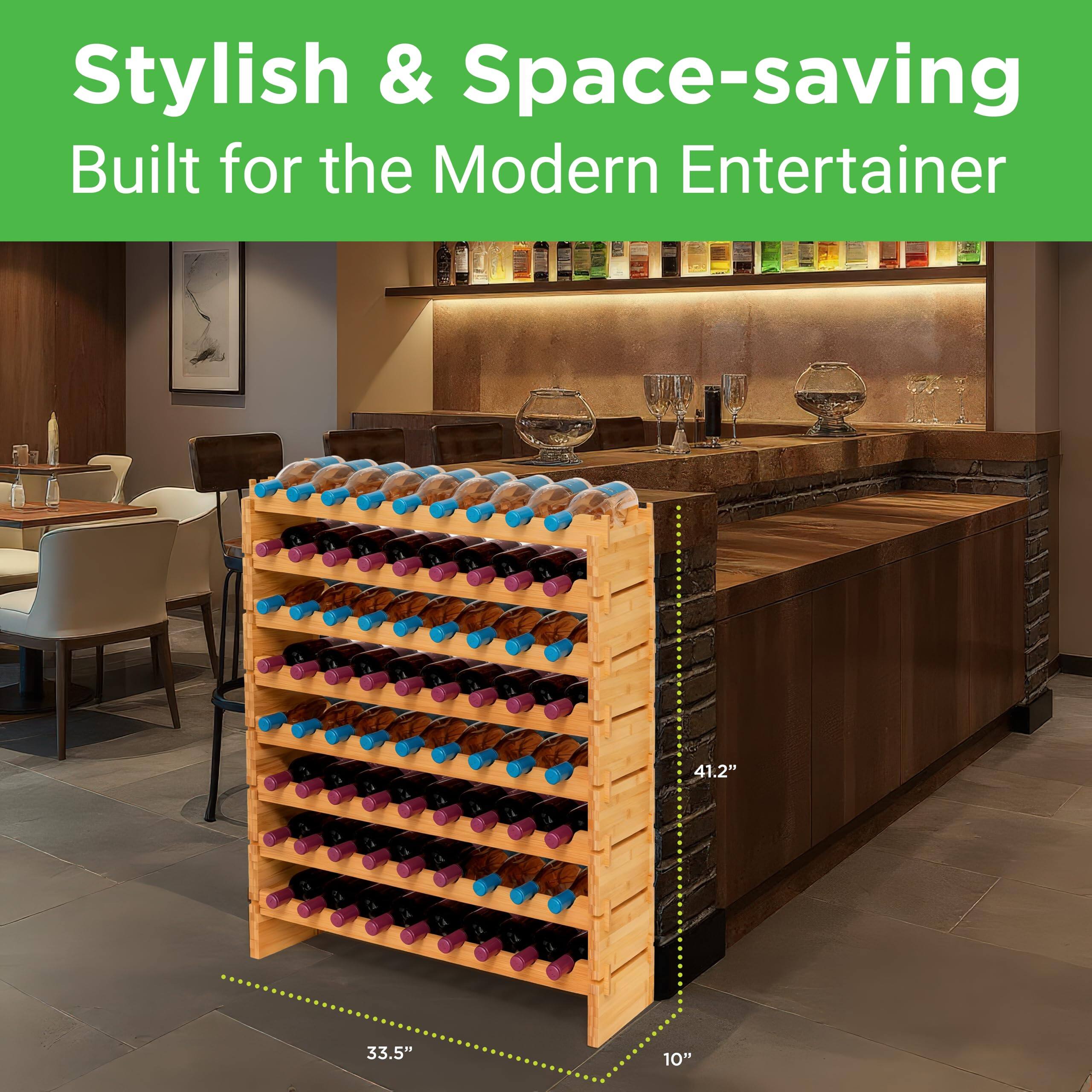 Stylish & Space-saving  
Built for the Modern Entertainer  

41.2"  
33.5"  
10"