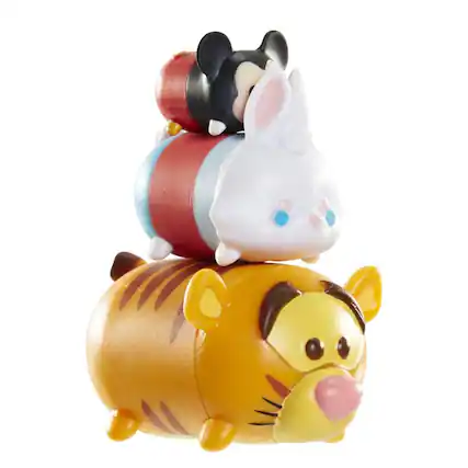 Front. Jakks Pacific - Disney Tsum Tsum 3 Pack: Mickey, White Rabbit, Tigger - Multi-Color.