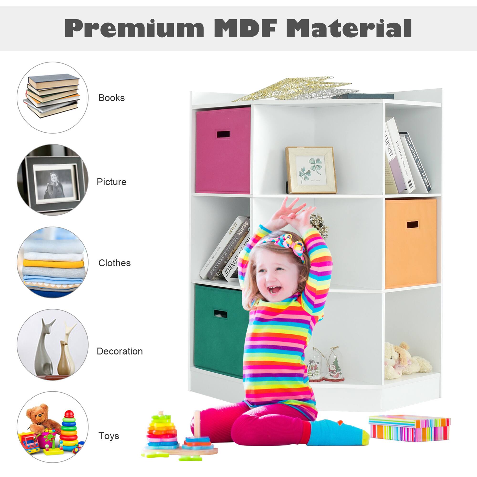 Premium MDF Material

- Books
- Picture
- Clothes
- Decoration
- Toys