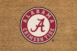 Evergreen Enterprises - Alabama Crimson Tide 24" x 36" Outdoor Team Logo Coir Mat - Brown