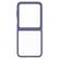 Angle. OtterBox - Thin Flex Series Carrying Case for Samsung Galaxy Z Flip6 - Space Cadet.