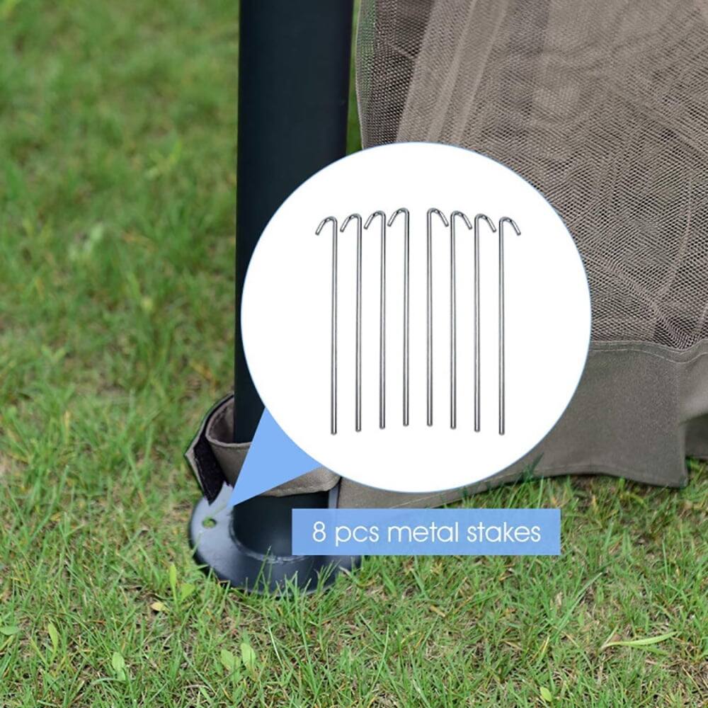 8 pcs metal stakes