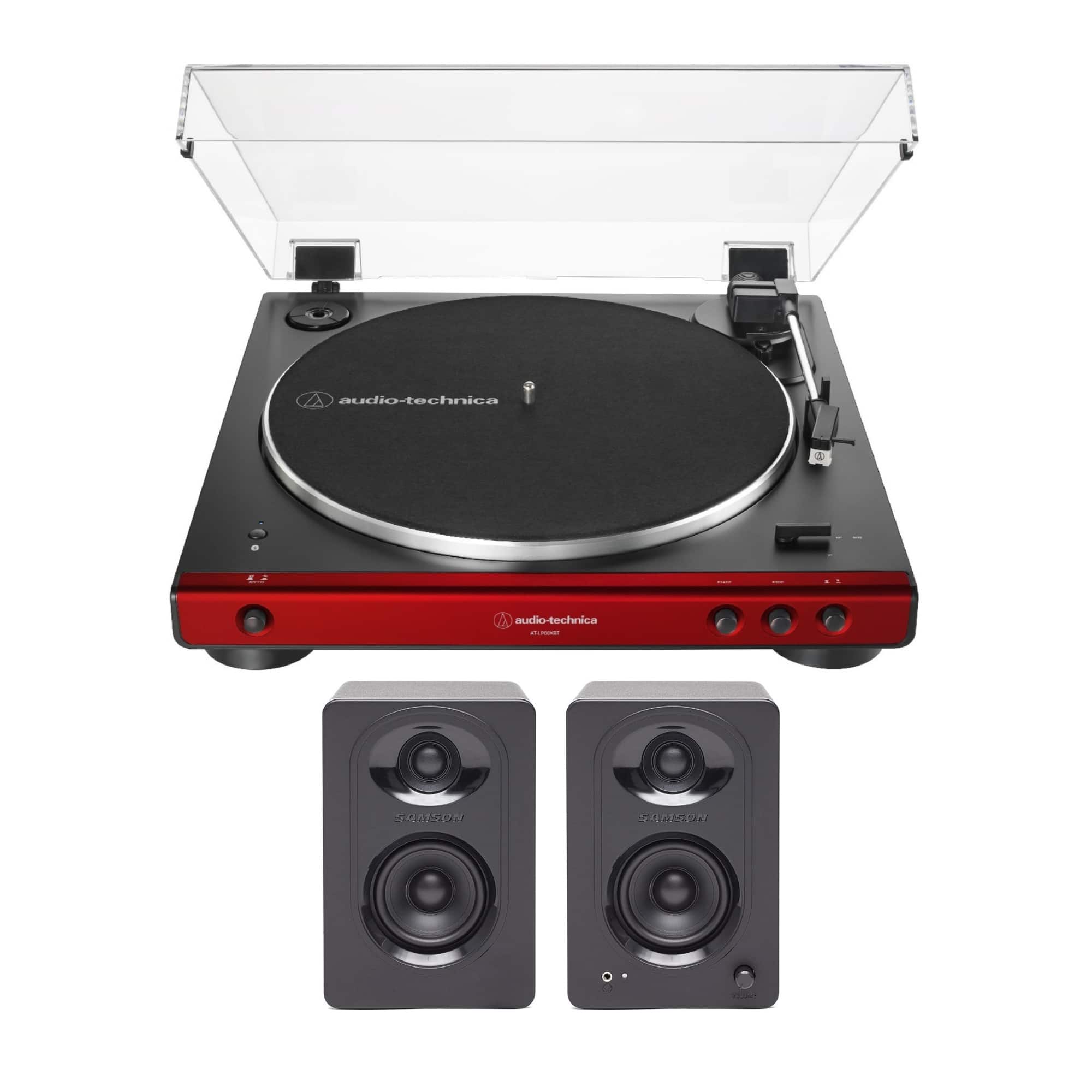 Audio-Technica - Fully Automatic Belt-Drive Turntable with Bookshelf Speakers