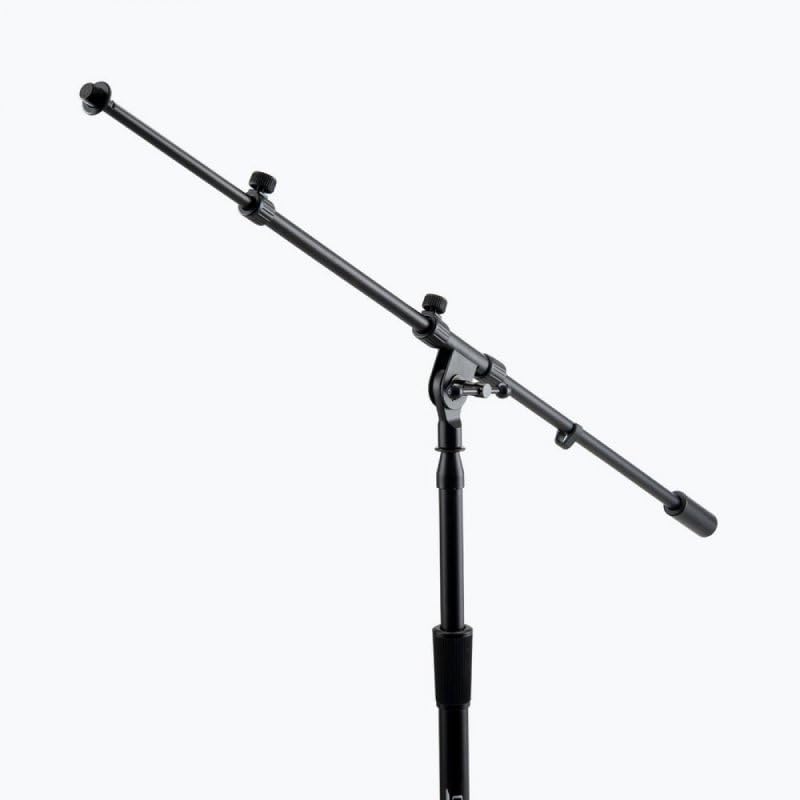 Alt View 7. On Stage Stands - On Stage SMS7630B Hex Base Studio Stnd W/Tele Boom - Black.