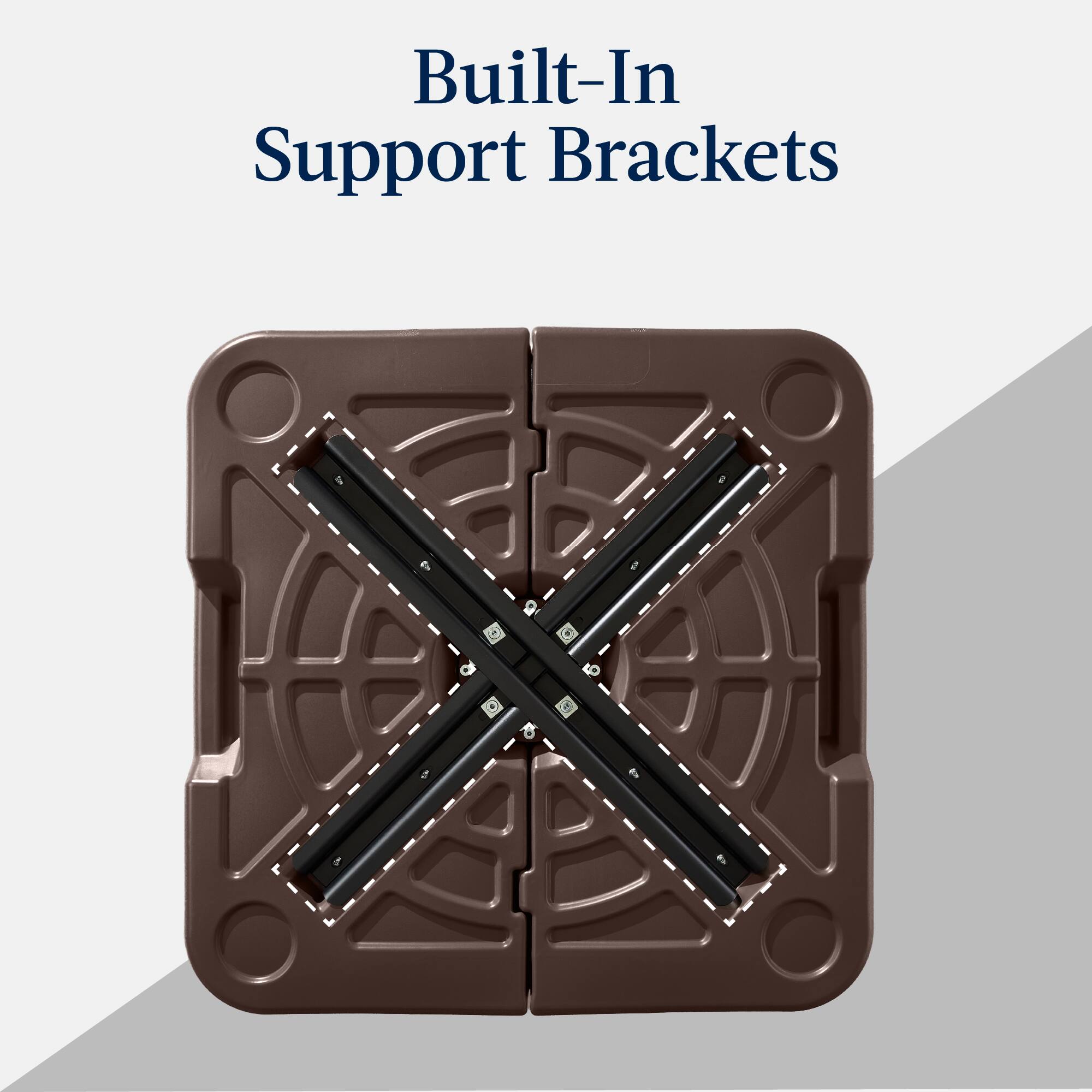 Built-In Support Brackets