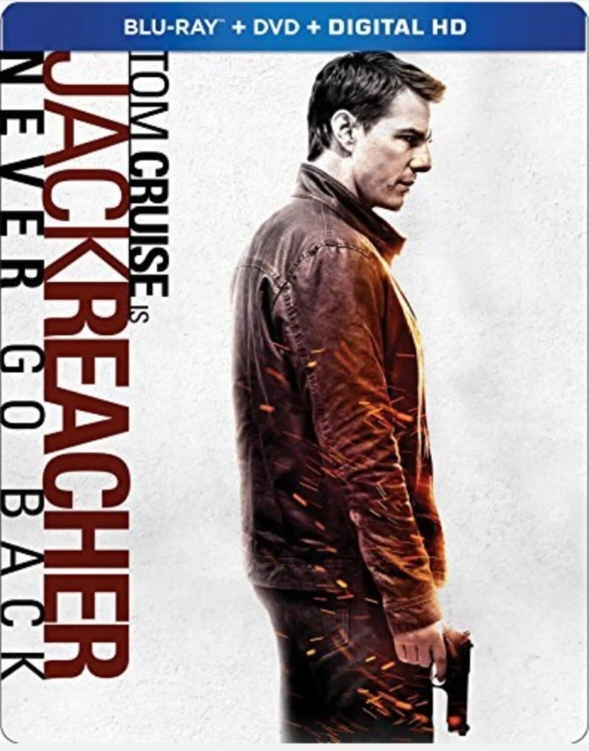 Front. Jack Reacher: Never Go Back (Steelbook)   - BLU-RAY.