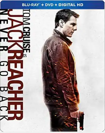 Front. Jack Reacher: Never Go Back (Steelbook) - BLU-RAY.