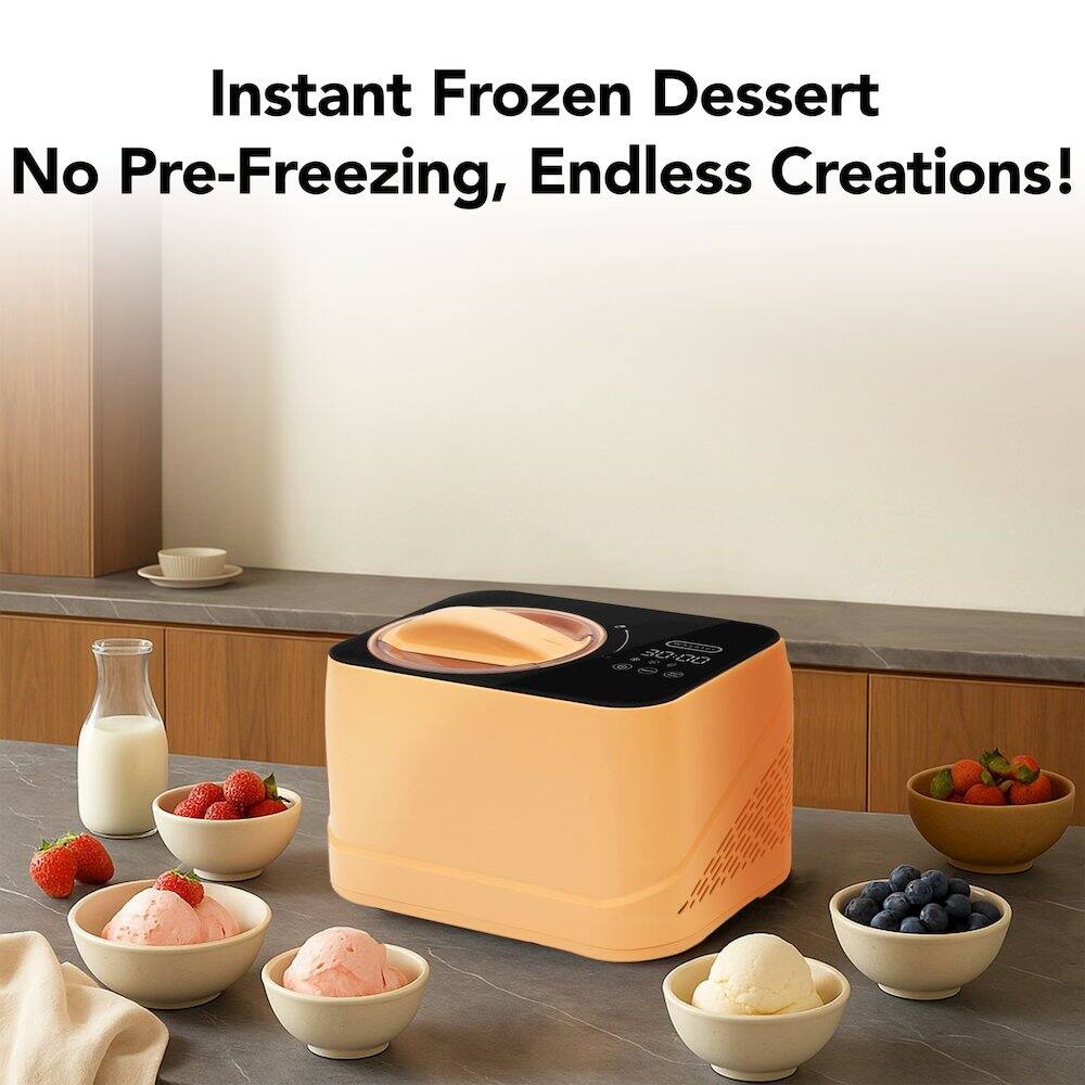 Instant Frozen Dessert  
No Pre-Freezing, Endless Creations!