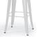 Alt View 14. Simpli Home - Rayne Metal and Wood Bar Stool (Set of 2) - White.