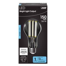 FEIT ELECTRIC - Feit A21 E26 (Medium) Filament LED Bulb Daylight 150 Watt Equivalence 1 pk