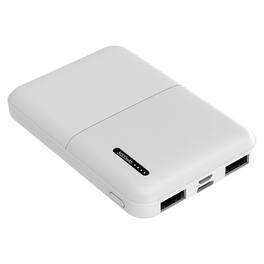 Cellhelmet - Pb-5000-aac-t7 5,000 Mah Power Bank With 2 Usb-a Ports And 1 Usb-c Port - White