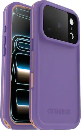 OtterBox - iPhone 17 Pro (Only) Fre Series Case with MagSafe, Sleek & Stylish, Waterproof iPhone Case up to 2 Meters, IP68 - Rule of Plum (Purple)