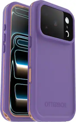 Front. OtterBox - OtterBox iPhone 17 Pro (Only) Fre Series Case with MagSafe, Sleek & Stylish, Waterproof iPhone Case up to 2 Meters, IP68 - Rule of Plum (Purple).