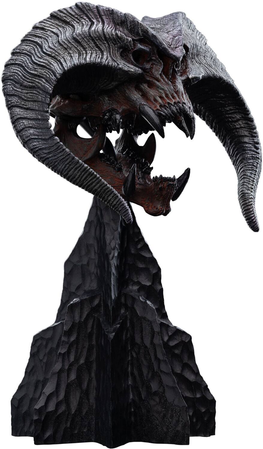 Alt View 1. Weta Workshop - WETA Workshop Polystone - The Lord of the Rings Trilogy - Skull of a Balrog Miniature Polystone - COLLECTIBLES - Multicolor.