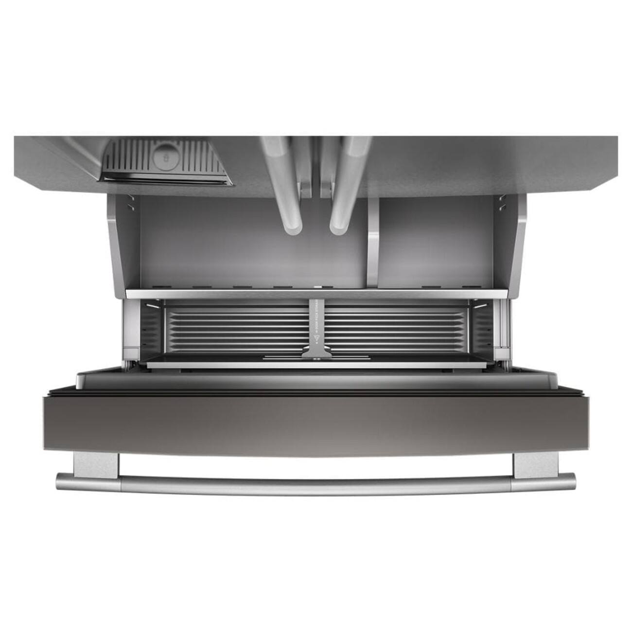 Alt View 10. KitchenAid - KitchenAid - Counter-Depth French Door Refrigerator with Intelligent Auto Fill - PrintShield Stainless.