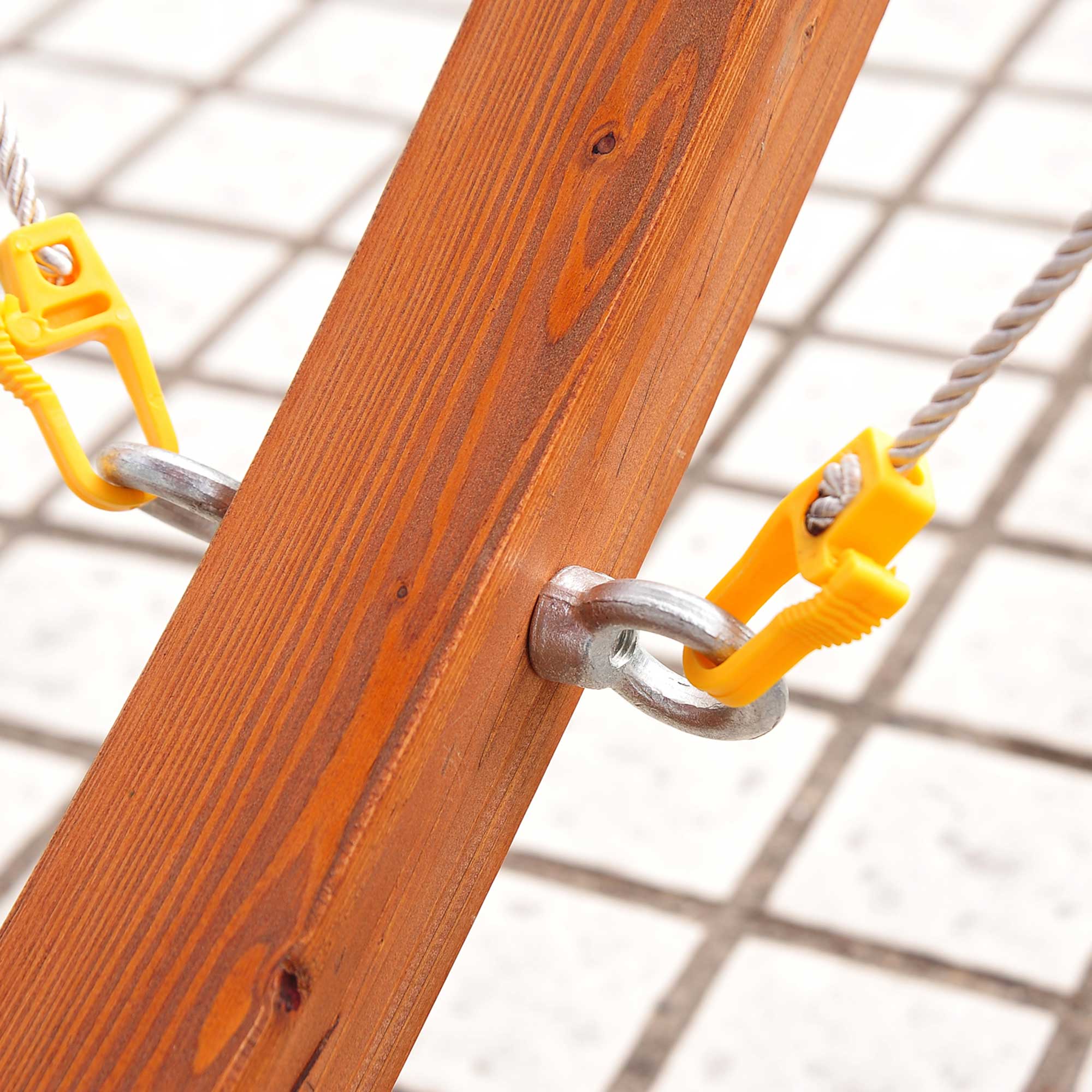 Alt View 7. Outsunny - 10' Wood Outdoor Hammock, Hammock with Stand Rainbow Bed, Heavy Duty Roman Arc Hammock for Single Person - Multi-Color.