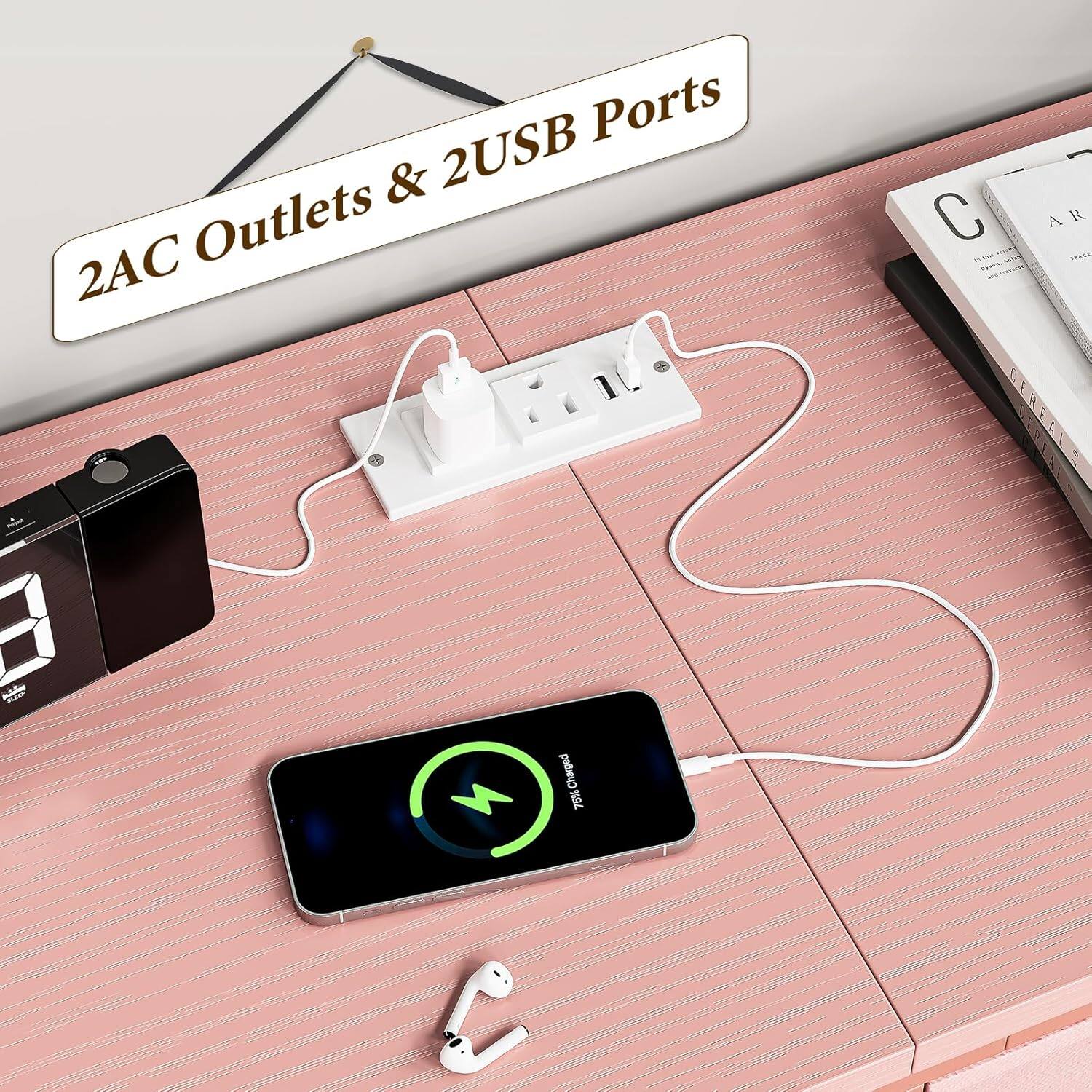2AC Outlets & 2USB Ports