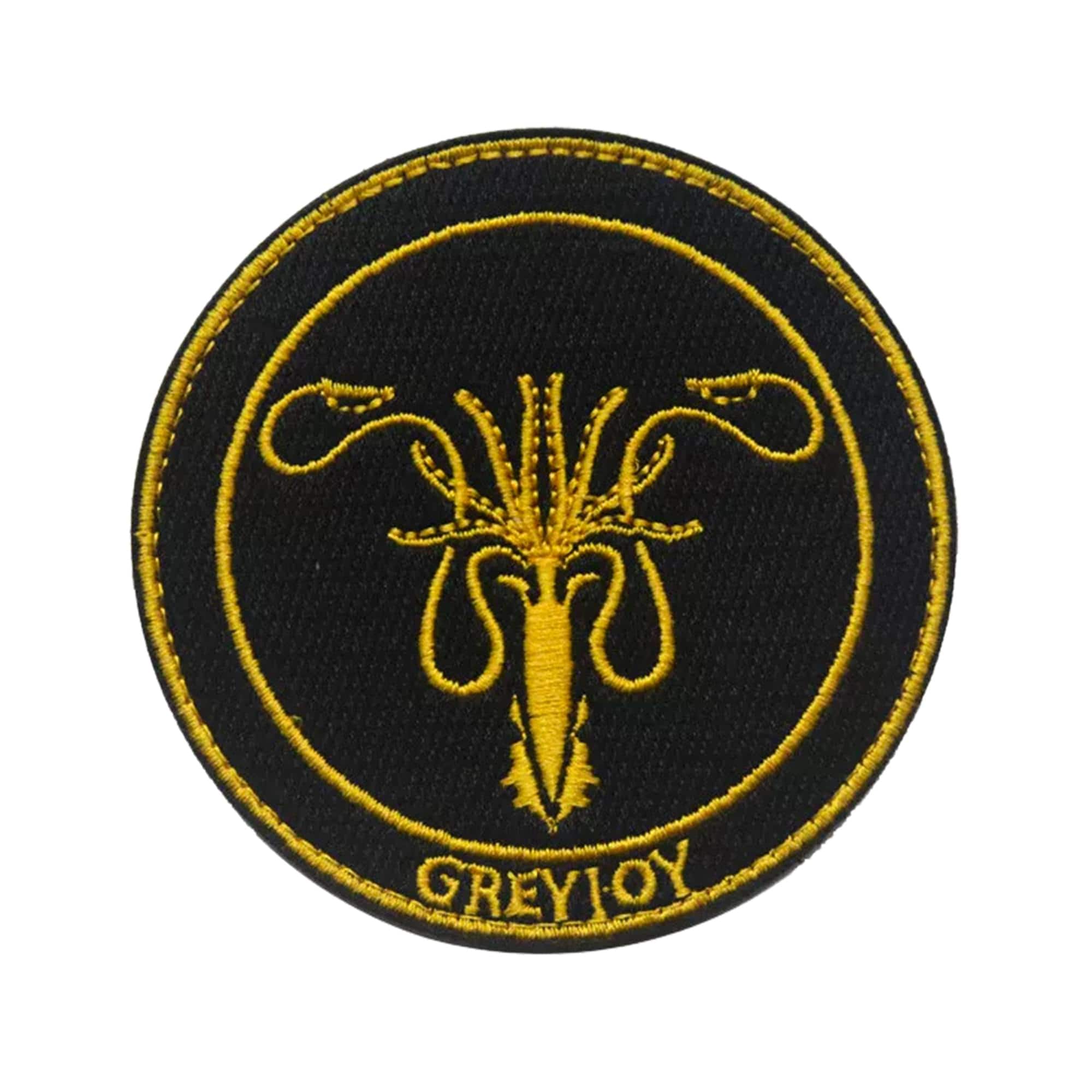 Dark Horse Comics - Game Of Thrones Embroidered Patch: Greyjoy - Black