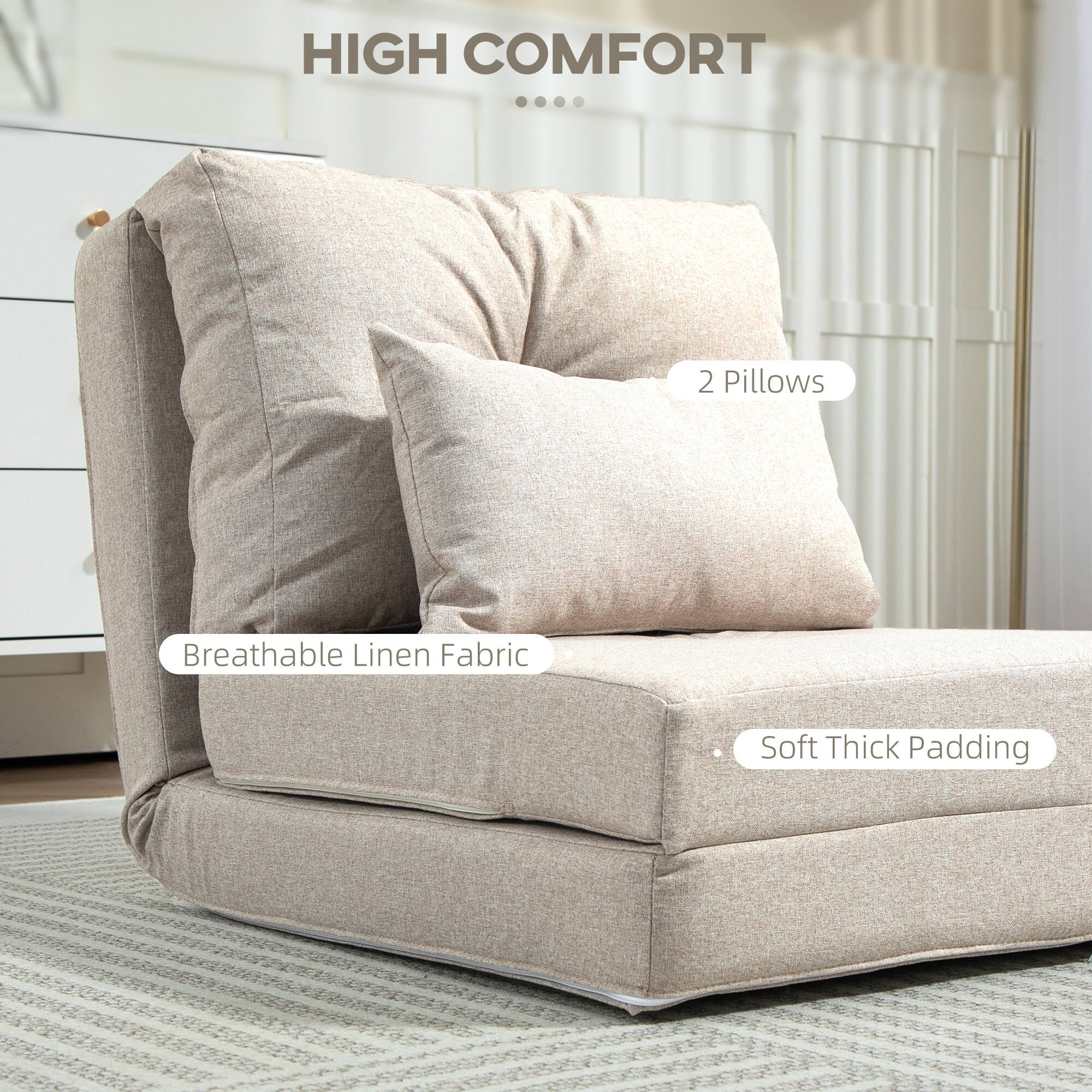 HIGH COMFORT

- 2 Pillows
- Breathable Linen Fabric
- Soft Thick Padding