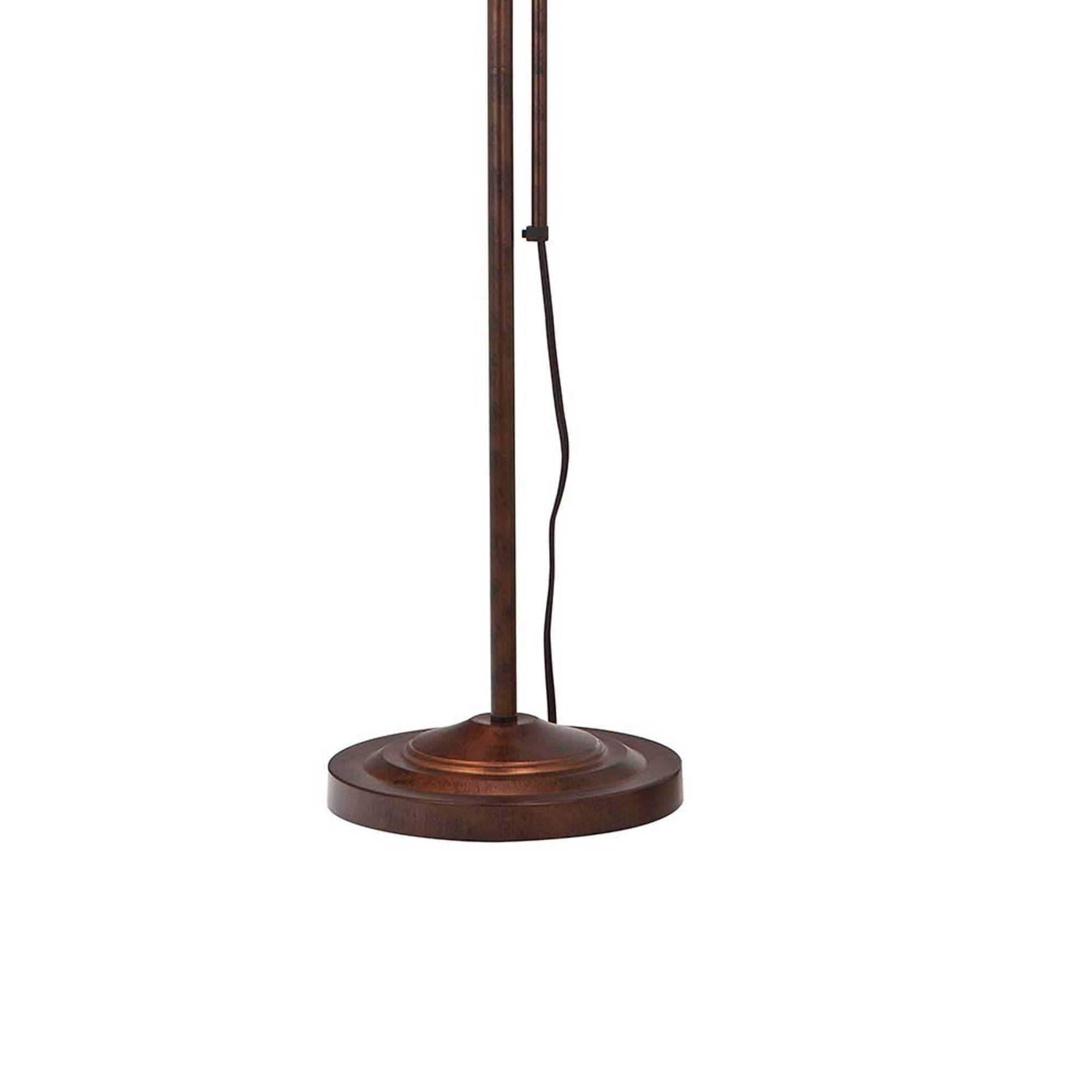 Manhattan Lane Metal Rectangular Floor Lamp with Adjustable Pole - Best Buy