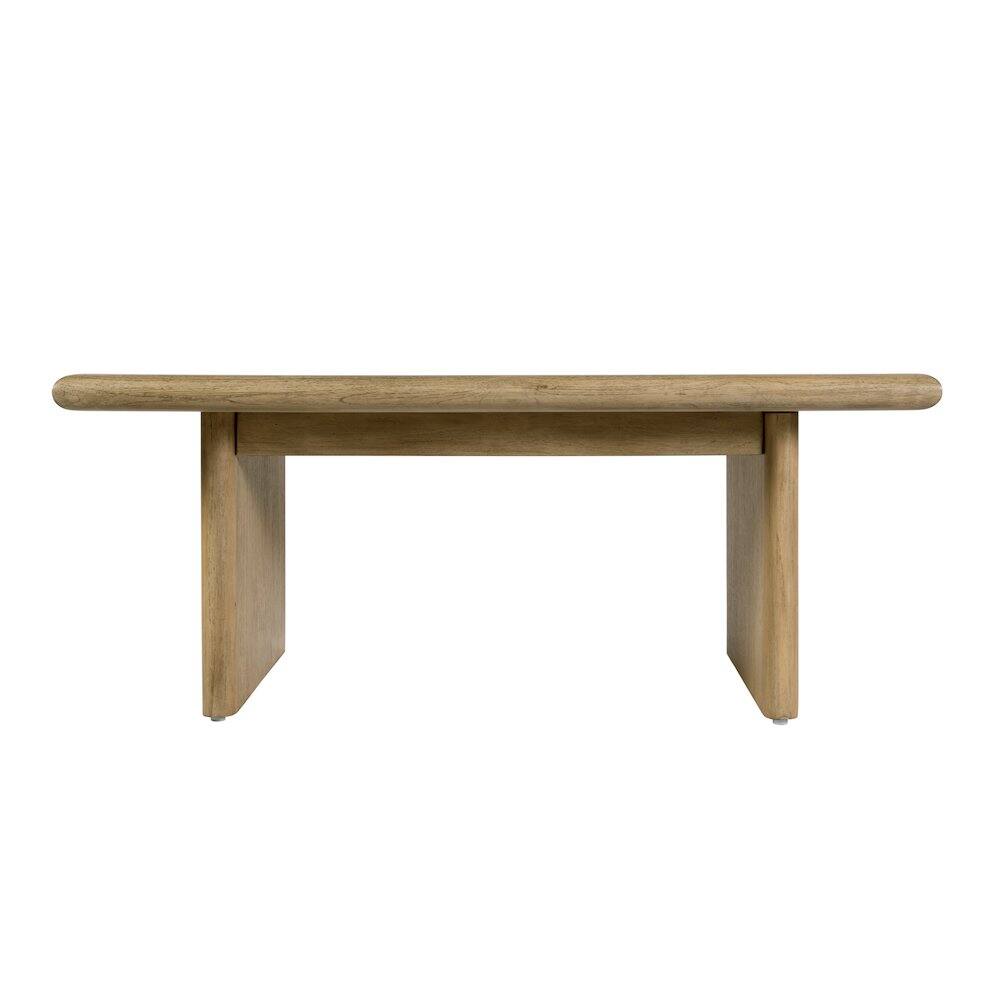 Left. Butler Specialty - Halmstad 42 in. W Rectangular Wood Coffee Table - Light Brown.