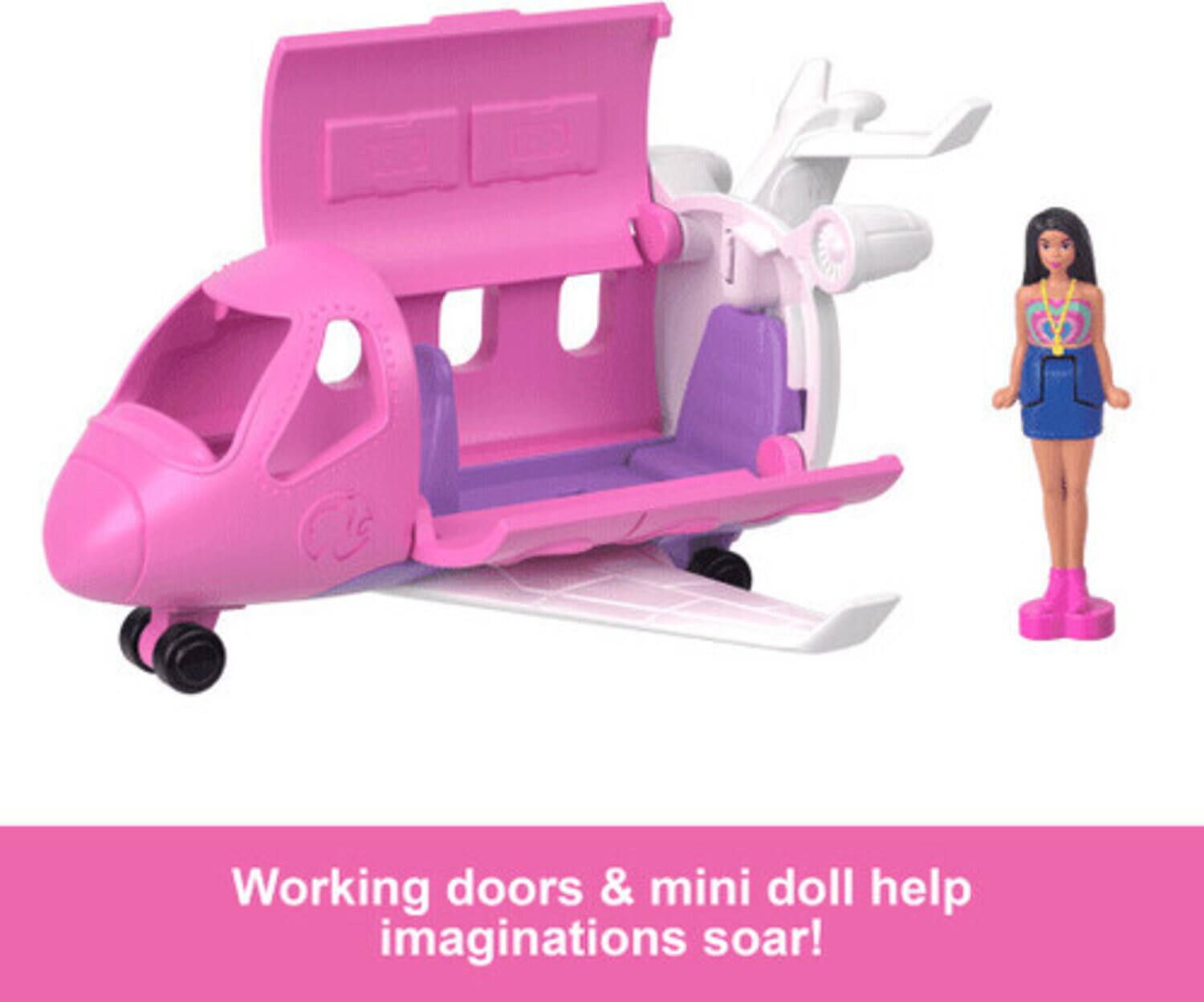 Working doors & mini doll help imaginations soar!