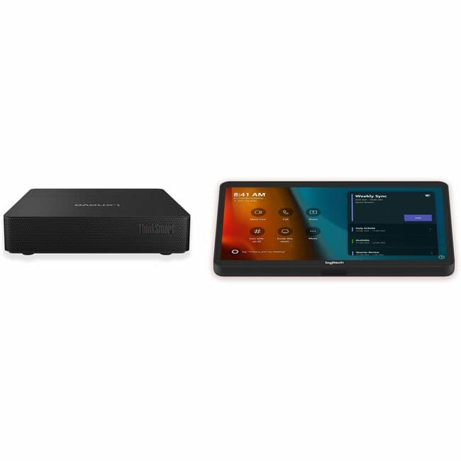 Logitech - Tap + Lenovo ThinkSmart Core Gen 2 BASE Kit for Microsoft Teams Rooms - For Video Conferencing - 1280 x 800 - Graphite