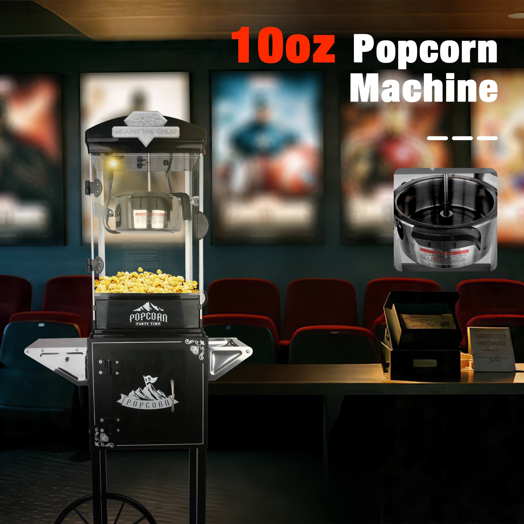 10oz Popcorn Machine

---

Popcorn Time
