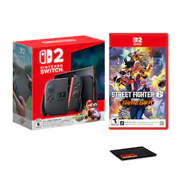 Switch 2 Mario Kart World and Street Fighter 6 Years 1-2 Bundle - Nintendo Switch 2