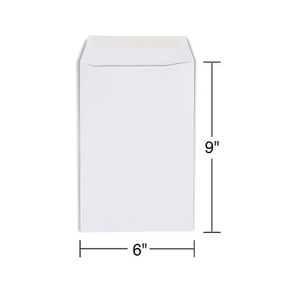 Alt View 2. Staples - Economy Gummed Catalog Envelopes, 6" x 9", 250/Box - White.