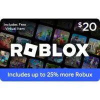 Roblox - $20 Digital Gift Card [Includes Virtual Item] [Digital] - Front_Zoom