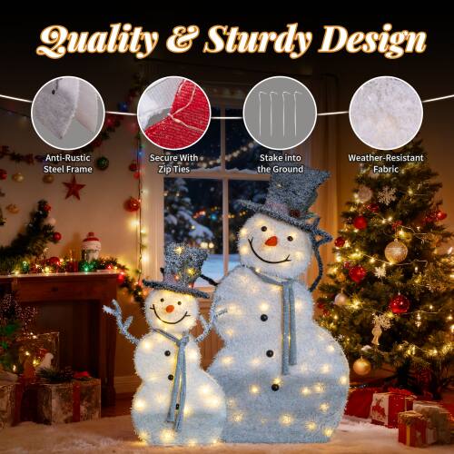 Quality & Sturdy Design

- Anti-Rustic Steel Frame
- Secure With Zip Ties
- Stake into the Ground
- Weather-Resistant Fabric