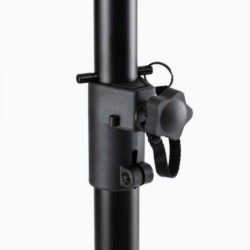 Alt View 3. On Stage Stands - On-Stage SSP7750 Compact Speaker Stand Pack (Pair, Folding, Portable, Tripod Base, Loudspeaker Setup, Carrying Bag, - Black.