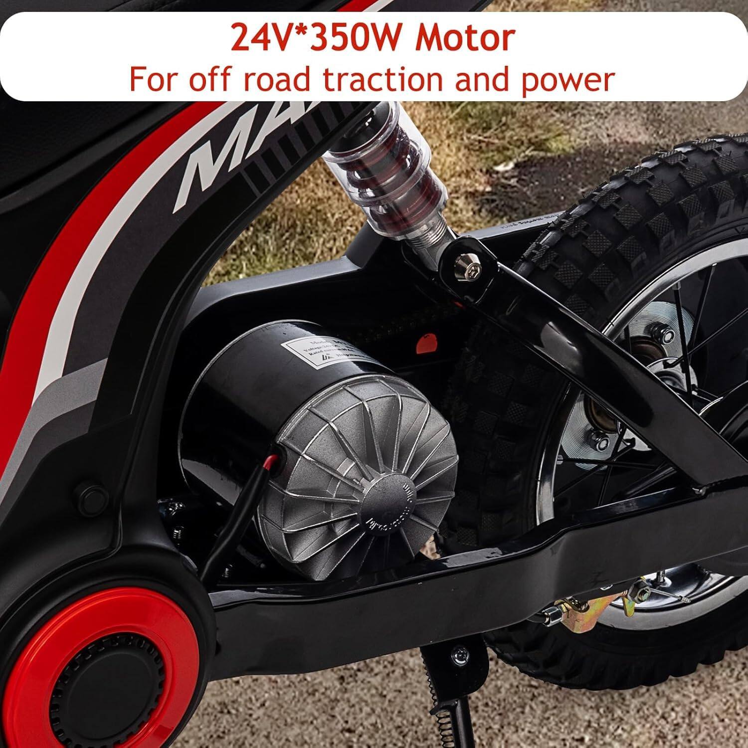 24V*350W Motor  
For off-road traction and power