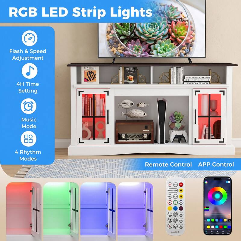 RGB LED Strip Lights  
Flash & Speed Adjustment  
MATISSE  
MODERN CULINARY ARTS  
THE WALKER STORY TELLER  
4H Time Setting  
M AMERICAN FASHION  
Music Mode  
HY.00  
4 Rhythm Modes  
Remote Control APP Control
