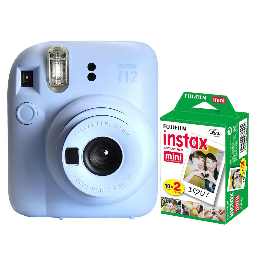 Inastax Mini Fujifilm INSTAX MINI 12 Instant Film Camera Pastel 2x10 Mini Instax ...