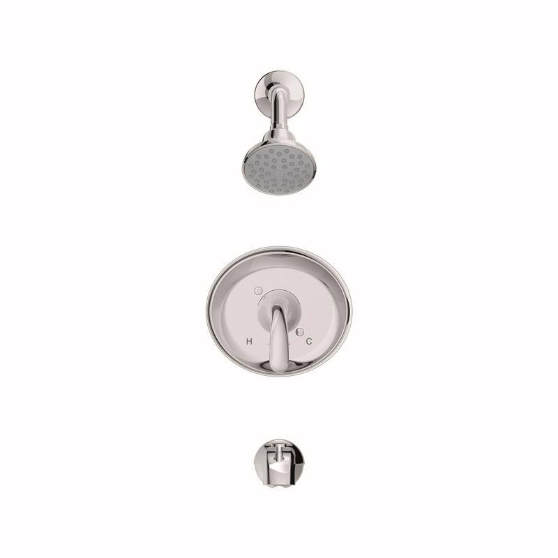 Front. American Standard - American Standard Cadet 1-Handle Chrome Tub and Shower Trim Kit - Chrome.