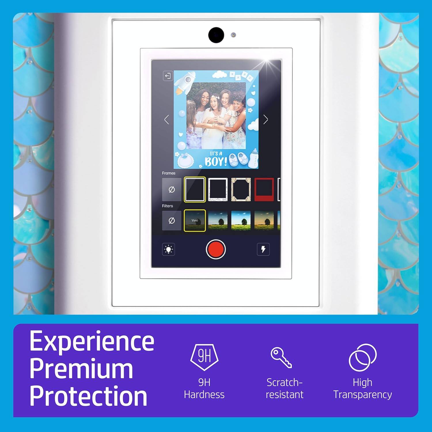 Experience 9H Premium Protection, 9H Hardness, Scratch-resistant, High Transparency