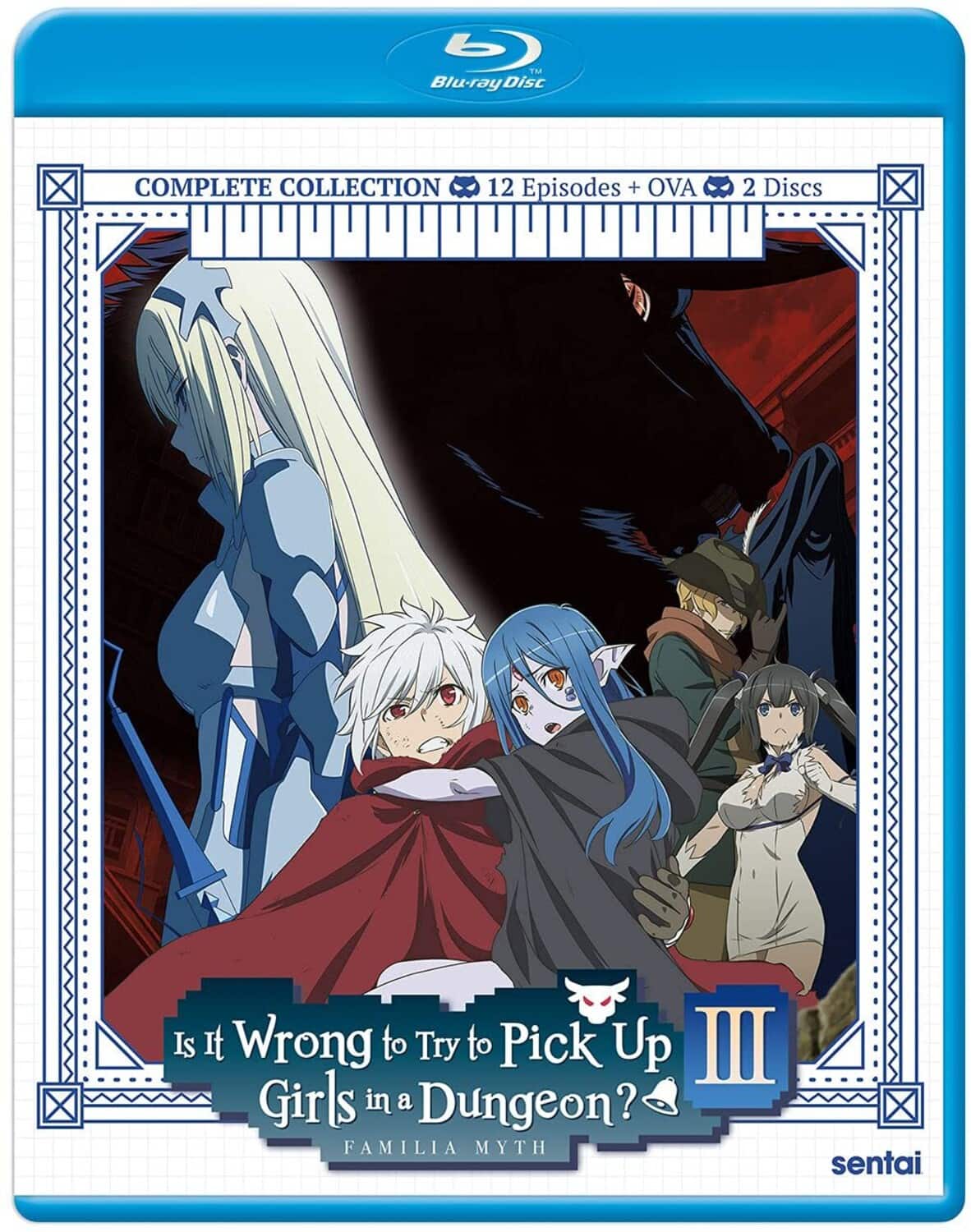 Front. Is It Wrong To Try To Pick Up Girls In A Dungeon?III   - BLU-RAY.